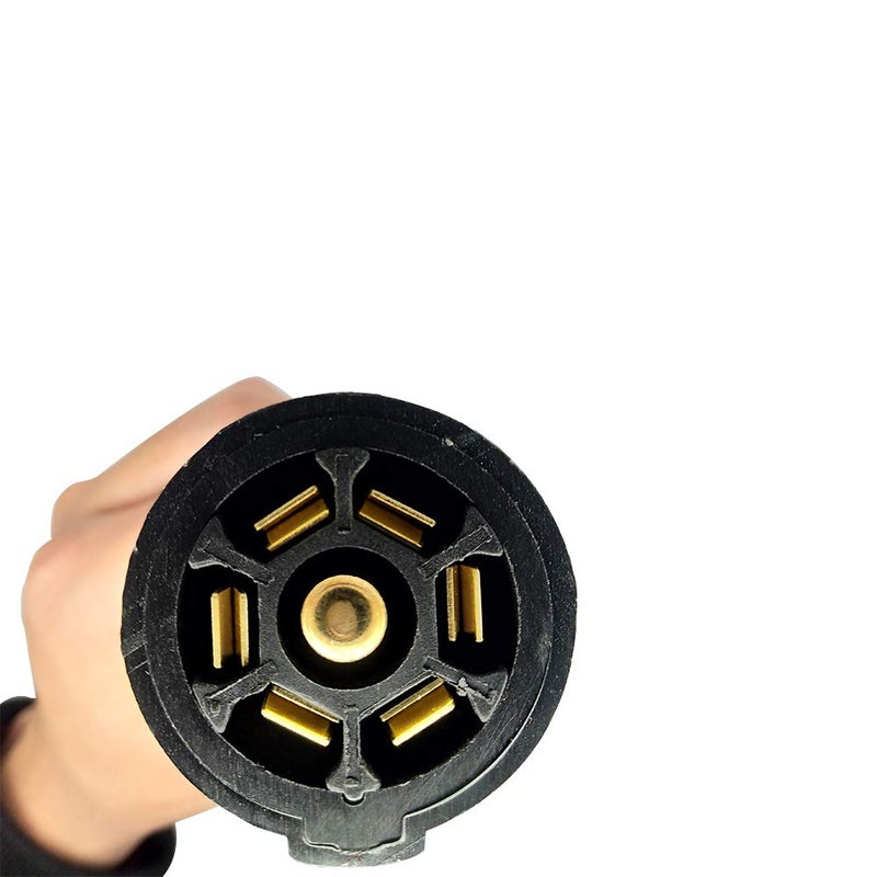 NEW SUNÂ® Heavy Duty 7 Pin Trailer Connector 7-Way Trailer Plug Socket Extension Cable 7 Way Plug Inline Trailer Cord -6 FT, Waterproof - Image 3
